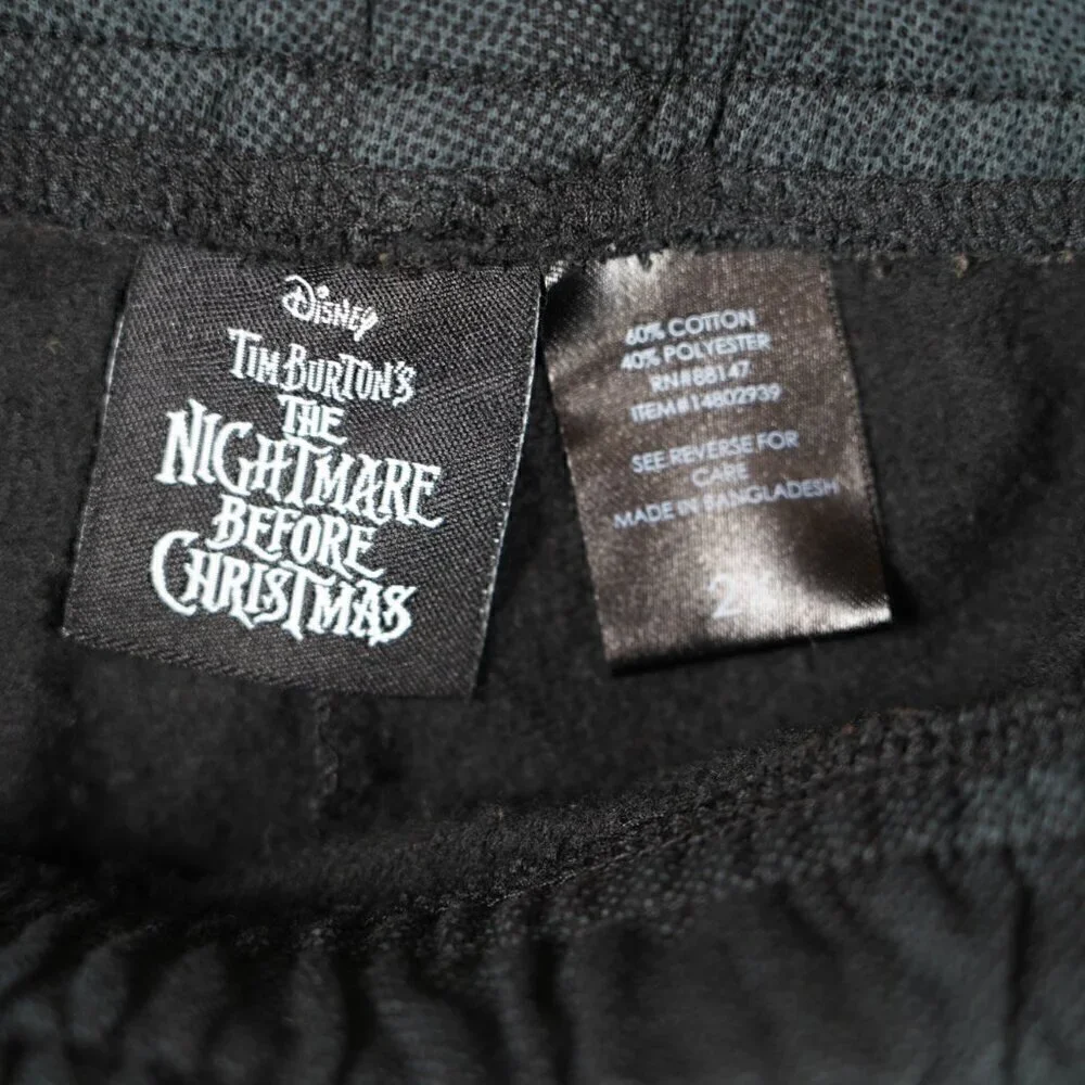 Disney Tim Burton's Nightmare Before Christmas Tie dye Pj Shorts XXL - Picture 4 of 6
